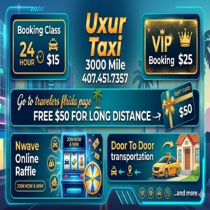 Uxur Taxi | 3000 Mile Long Distance & VIP Door-to-Door Rides