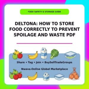 Deltona How to Store Food Correctly to Prevent Spoilage And Waste PDF