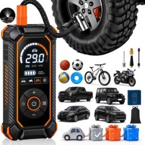 Handheld smart air pump for bicycle