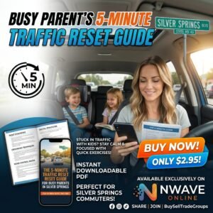 How can busy parents in Silver Springs reset during traffic