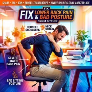 How to Fix Lower Back Pain And Bad Posture from Sitting