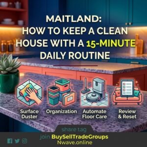 Maitland How to Keep a Clean House with a 15-Minute Daily Routine PDF