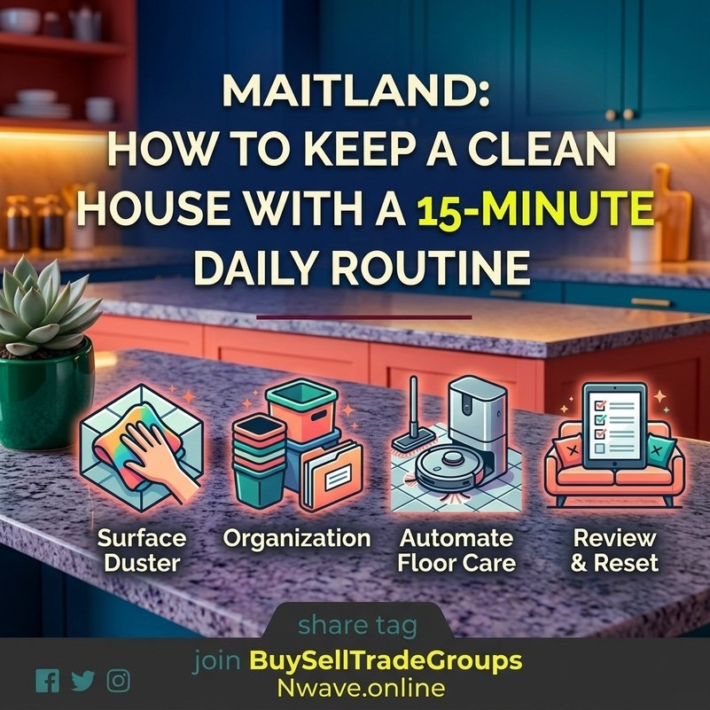 Maitland How to Keep a Clean House with a 15-Minute Daily Routine PDF